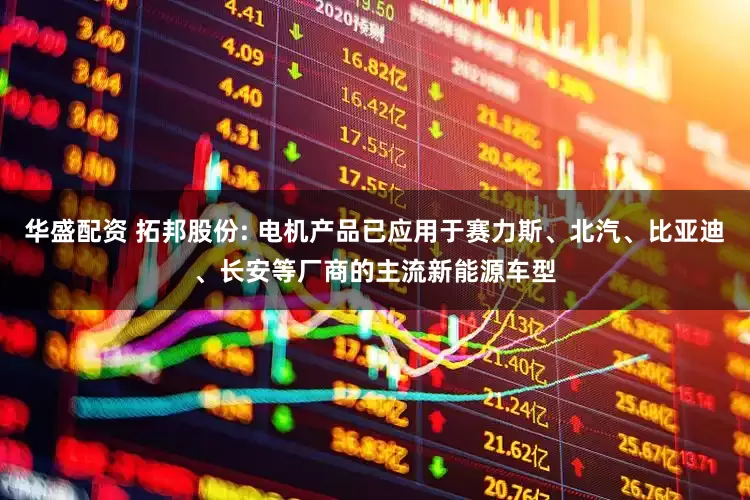 华盛配资 拓邦股份: 电机产品已应用于赛力斯、北汽、比亚迪、长安等厂商的主流新能源车型