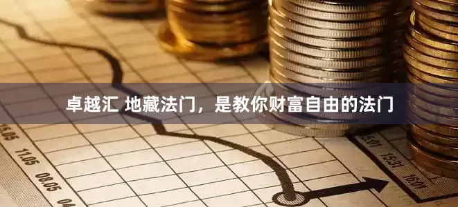 卓越汇 地藏法门，是教你财富自由的法门